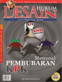 Image of Desain Hukum : Wacana Mardjono Reksodiputro Menyoal Pembubaran KPK