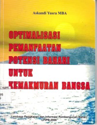 Image of Optimalisasi Pemanfaatan Potensi Bahari untuk Kemakmuran Bangsa