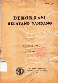 Image of Demokrasi Selayang Pandang