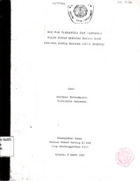 Image of Hak - Hak Tersangka dan Terdakwa dalam KUHAP sebagai bagian dari Hak - Hak Warga Negara (Civil Rights)