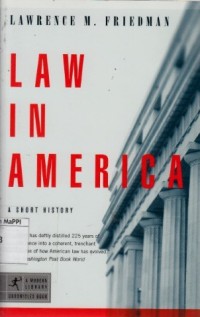 Image of Law in America : a short history