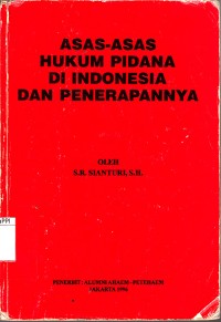 Image of Asas-asas Hukum Pidana di Indonesia Dan Penerapannya