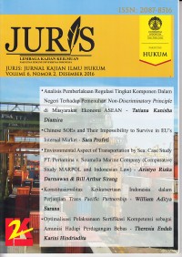 Image of Jurnal Kajian Ilmu Hukum Vol 6 No 2 Desember 2016