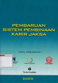 Image of Pembaruan Sistem pembinaan Karir Jaksa