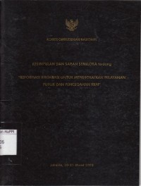 Image of Kesimpulan dan Saran Semiloka tentang 