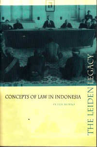 Image of The leiden legacy: concepts  of law in indonesia