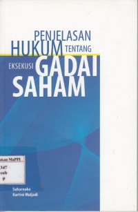 Image of Penjelasan Hukum tentang Eksekusi Gadai Saham
