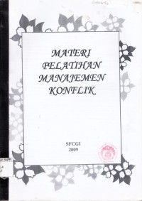 Image of Materi Pelatihan Manajemen Konflik