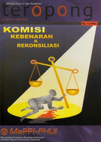 Image of Teropong : media hukum dan keadilan (Vol. III No. 4 Januari 2004)