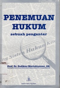 Image of Penemuan hukum : sebuah pengantar