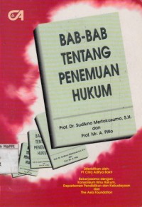 Image of Bab-bab tentang penemuan hukum