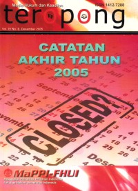 Image of Teropong : media hukum dan keadilan (Vol. IV No. 6 Desember 2005)