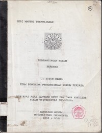 Image of Perbandingan hukum perdata