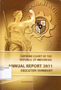 Image of Executive Summary 2011 Republic of Indonesia Supreme Court: annual report