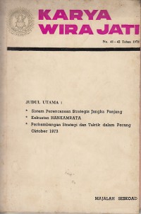 Image of Karya Wira Jati No. 41 - 42 Tahun 1978