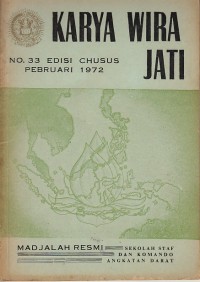 Image of Karya Wira Jati Edisi Khusu No. 33 Pebruari 1972