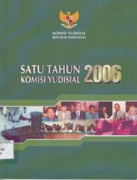 Image of Satu Tahun Komisi Yudisial 2006