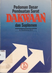 Image of Pedoman Dasar Pembuatan Surat Dakwaan dan Suplemen