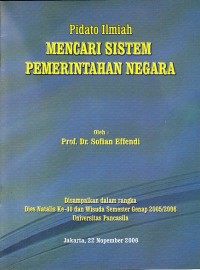 Image of Mencari Sistem Pemerintahan Negara