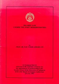 Image of Islamic Law Under The Post Modernism Era