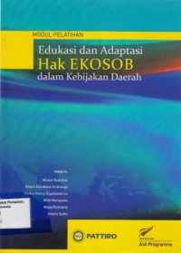 Image of Modul Pelatihan Edukasi dan Adaptasi Hak Ekosob dalam Kebijakan Daerah