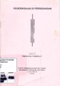 Image of Pemeriksaan di Persidangan