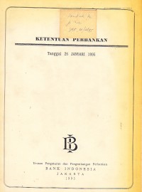 Image of Ketentuan Perbankan