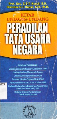 Image of Kitab Undang-Undang Peradilan Tata Usaha Negara