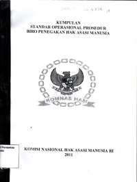 Image of Kumpulan Standar Operasional Prosedur Biro Penegakan Hak Asasi Manusia