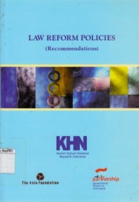 Image of Law Reform Policies (Recommendations)
