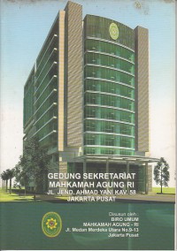 Image of Gedung sekretariat Mahkamah Agung