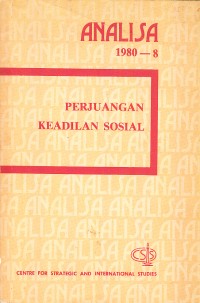 Image of Analisa Tahun IX No. 8 Agustus 1980: Perjuangan Keadilan Sosial