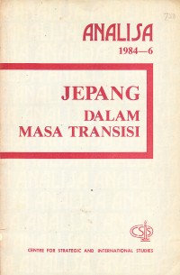 Image of Analisa Tahun XIII No. 6 1984: Jepang dalam Masa Transisi