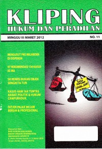 Image of Kliping: Hukum dan Peradilan Minggu III Maret 2012 No. 11