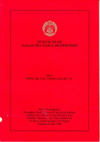 Image of Hukum Islam dalam Era Pasca Modernisme