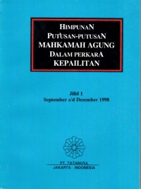 Image of Himpunan putusan-putusan Mahkamah Agung dalam perkara kepailitan Jilid 1