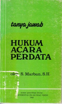 Image of Tanya Jawab: Hukum Acara Perdata