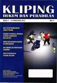 Image of Kliping Hukum dan Peradilan Edisi 1-14 Februari 2013 No 3