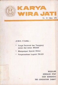 Image of Karya Wira Jati No. 38 Tahun 1973