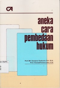 Image of Aneka Cara Pembedaan Hukum