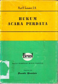 Image of Hukum Acara Perdata