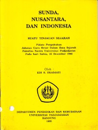Image of Sunda, Nusantara dan Indonesia