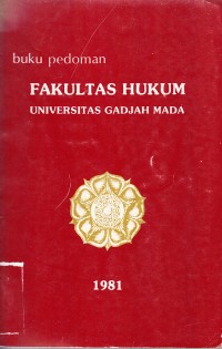 Image of Buku Pedoman Fakultas Hukum Universitas Indonesia