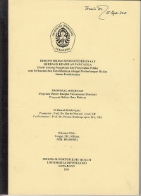 Image of Rekonstruksi sistem pemidanaan berbasis keadilan pancasila (studi tentang pengakuan dan penyesalan pelaku atas perbuatan dan kesalahannya sengai pertimbangan hakim dalam pemidanaan)