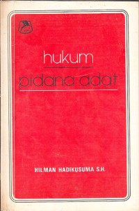 Image of Hukum Pidana Adat