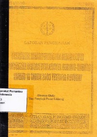Image of Eksistensi Jaksa Pengacara Negara (JPN) hubungan dengan berlakunya undang-undang nomor 18 tahun 2003 tentang advokat : laporan pengkajian