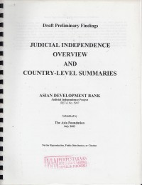 Image of Judicial independence overview and country-level summaries