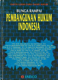 Image of Bunga Rampai Pembangunan Hukum Indonesia