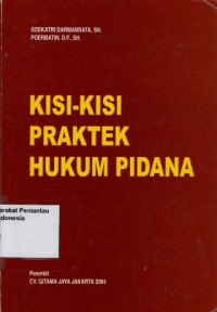 Image of Kisi-kisi praktek hukum pidana