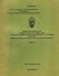 Image of Himpunan Makalah Seminar TNI AD Tahun 1990 